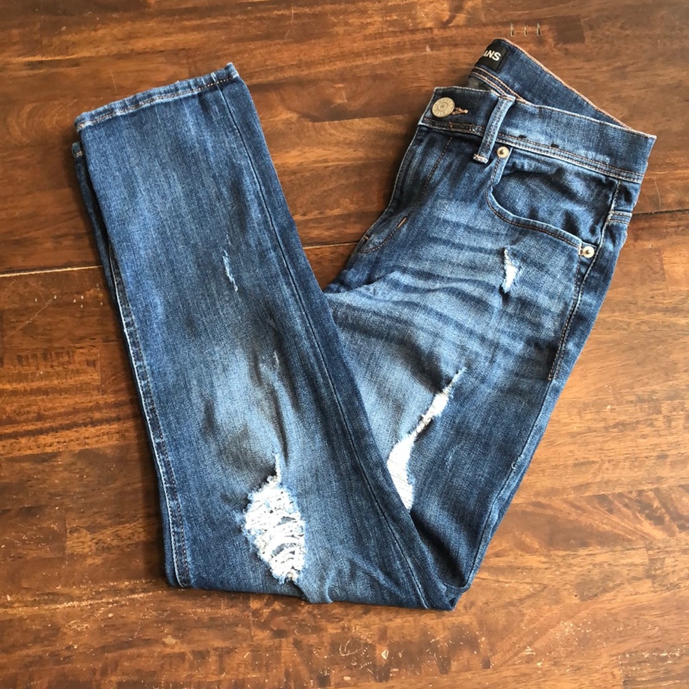 Express "Mia" Cropped Legging Jeans